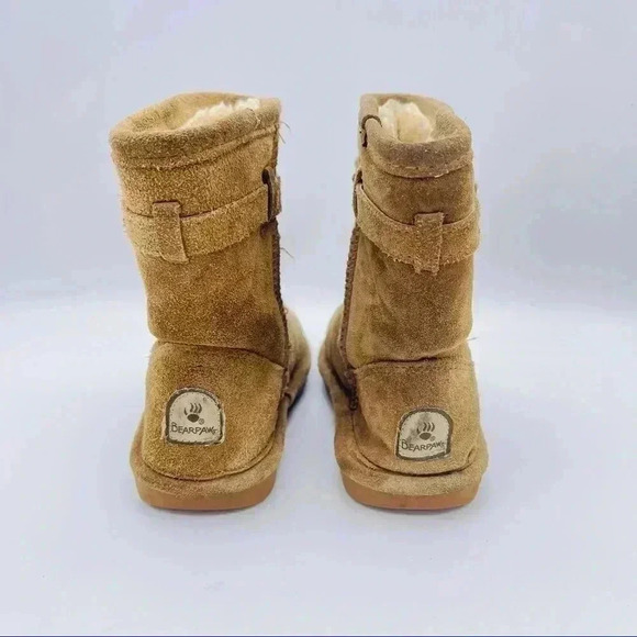 Kids Bearpaw Brown Sherpa Boots - Picture 4 of 6